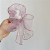 Popular Gentle Organza Pearl Large Intestine Ring Spring and Summer New Korean Hair Ring Hair Band Head Accessories