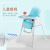 Large Baby Dining Chair Children's Dining Chair Multifunctional Foldable Portable Baby Chair Dining Table and Chair Seat