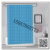 Toilet Partition Curtain Dry Wet Separation Shower Curtain Punch-Free Waterproof and Mildew-Proof Curtain