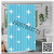 Factory Direct Sales Waterproof and Mildew-Proof Dry Wet Separation Shower Curtain Toilet Partition Curtain