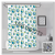 Water Retaining Shower Curtain Cloth Bathroom Curtain Clothes Kitchen Cabinet Covering Curtain