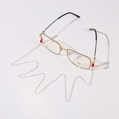 Eyeglasses Chain Women's Halter Titanium Steel Korean Sunglasses Eye Chain Mask Lanyard Anti-Drop Fashion Male Sunglasses Chain