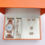 Tik Tok Fashion Butterfly Watch Women + Necklace + Bracelet + Ring + Earrings Gift Box Jewelry Gift Watch Wholesale
