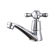 Zinc Body Modern Simple Electroplating Faucet Bathroom Bathroom Wash Basin Kitchen Single Handle Single Control Cold Water Faucet