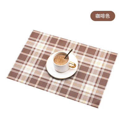 British Style Plaid Placemat for Foreign Trade