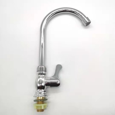 Basin Single Hole Faucet Bathroom Washbasin Kitchen Single Sink Adjustable Universal Extension Basin Single Cold Water Faucet