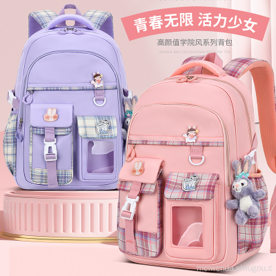 One Piece Dropshipping Student Schoolbag Backpack Large Capacity Schoolbag Wholesale