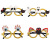 Halloween Ghost Spider Prop Decoration Glasses Children Dress up Funny Glasses Party Gathering Ghost Festival Glasses