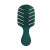 Japanese Small Hollow Leaf Tangle Teezer Mini Style Massage Comb Children's Plastic Straight Comb Hairdressing