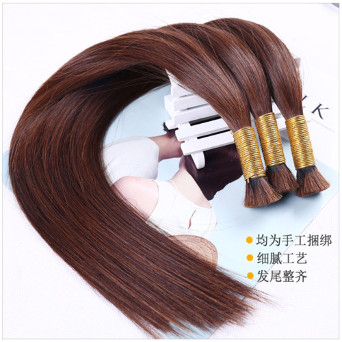 high-quality shunfa hair band hair extensions women‘s real hair extensions distribute and defend real hair silk crystal thread can be dyed and ironed by yourself