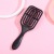 Black Rubber Effect Paint Hair Comb Soft Needle Hair Planting Tangle Teezer Wet and Dry Comb Home Simple Scalp Massage Comb Wholesale