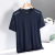 Short Sleeve Ice Silk Quick-Drying T-shirt Summer Men's Leisure Sports Middle-Aged Popular Men's Clothing for Men Dad Wholesale