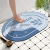 Oval Bathroom Bath Non-Slip Rubber Diatom Ooze Floor Mat Entrance Absorbent Quick-Drying Foot Mat Home Kitchen Door Mat