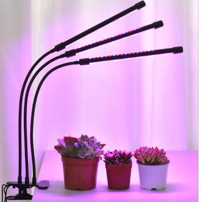 LED Plant Growth Light Multi-Head Clip Light Flower Coloring Timing Light Full Spectrum Succulent Fill Light