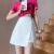Black Slit Skirt 2022 Summer Thin Breathable Comfortable High Waist Slim-Fit Skirt Irregular A- Line Skort
