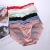 Popular European and American Satin Lace Underwear Women's Youth Sheath Seduction Net Low Waist Seamless Briefs Trendy 532