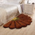 Simple Modern Fan-Shaped Floor Mat Living Room Coffee Table Bedroom Bedside Carpet Computer Chair Cushion Personality Semicircle Carpet