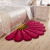 Simple Modern Fan-Shaped Floor Mat Living Room Coffee Table Bedroom Bedside Carpet Computer Chair Cushion Personality Semicircle Carpet