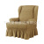 High Elastic Bubble Wing Back Tiger Chair Cover All-Inclusive Skirt Single Sofa Cover Wholesale Price