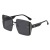 2022 New Xiaohongshu Same Sunglasses UV Block Korean Sunglasses Fashion Sunglasses