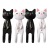 Alien Cat Cartoon Cat Sheets Clip Japanese Printing Cute a Pair of Hairclips Windproof Large Clip Clothes Drying Air Quilt Clothespin