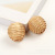 Korean Hot Sale Online Best-Selling Product Creative Spherical Geometric Handmade Bamboo Rattan Woven Earrings Pendant DIY Ornament Accessories