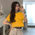 [9.9 Free Shipping] Celebrity Style Black Short T-shirt Women's Short Sleeve Korean Slim Fit Belly Button Sexy Top Fashion