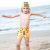 Children's Swimming Trunks Boys' Swimsuit Baby Boy's Pants Hat Middle and Big Children's Swimsuit Beach Swimming Suit Clearance