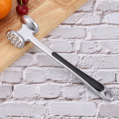 Zinc Alloy Meat Hammer Meat Tenderiser Pork Chop Steak Hammer Meat Floss Pine Meat Crushing Creative Kitchen Tool Meat Hammer