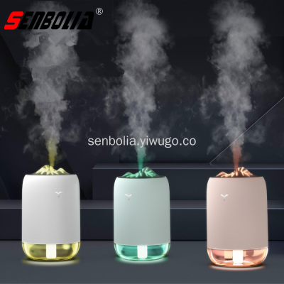 New Magic Flame Humidifier USB Home Spray Used in Bedroom Small Night Lamp Office Desk Surface Panel Car Mini Humidifier