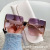 2022 New Xiaohongshu Same Sunglasses UV Block Korean Sunglasses Fashion Sunglasses