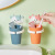 Children's Calf Cow Gargle Cup Cleaning Kit Household Brush Tooth Mug Punch-Free Toothpaste Toothbrush Cup Holder