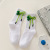 Online Influencer Trendy Pin Three-Dimensional Bear SocksCouple 'S Color Bends And Hitches Bear Mid-Calf SocksSweat Absorb Sport Socks