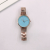 Cross-Border Fashion Gorgeous Color Watch Women's Partysu Temperamental Metal Strap Student's Watch Quartz Watch