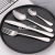 Stainless Steel Tableware Knife and Fork Four-Piece Set Western Food/Steak Knife and Fork Gold-Plated Tableware Set