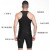 Jiehu Men's Short-Sleeved Swimsuit Swimsuit Set Waterproof Quick-Drying Solid Color Swimsuit Adult Men's Swimming Trunks