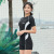 Jiehu New Swimsuit Covered Belly Slim and Sexy Conservative Fashion Korean Hot Spring Bathing Swimsuit Women
