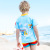 Jiehu Children's Swimsuit Boys' Swimsuit Children Teens Babies Swimming Trunks Sun Protection Split Quick-Drying Boys' Swimsuit Equipment