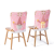 Cross-Border New Christmas Decoration Christmas Chair Cover Pink with Lights Rudolf Chair Cover Home Dining Table Decorations