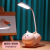 Cartoon Mini Table Lamp Children's Eye Protection Table Lamp Dual-Purpose with Pen Holder USB Rechargeable Endurance Folding Bedside Lamp Wholesale