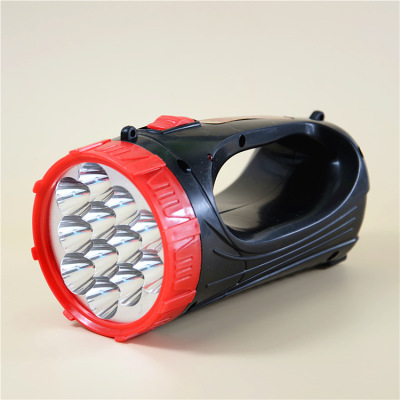 Led Rechargeable Flashlight Second Gear Outdoor Strong Light Searchlight Portable Searchlight Yiwu 9.9 Portable Lamp Wholesale