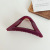 Korean Style Minimalist Candy Color Triangle Updo Hair Claw Large Elegant Graceful Shark Clip Braid Hair Accessories Clip D702