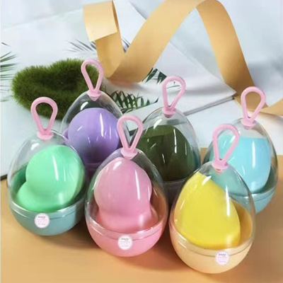 Super Soft Gourd Powder Puff Soaking Water Big Wet and Dry Dual-Use Cosmetic Egg Water Drop Oblique Cut Makeup Boxed Sponge Beauty Blender