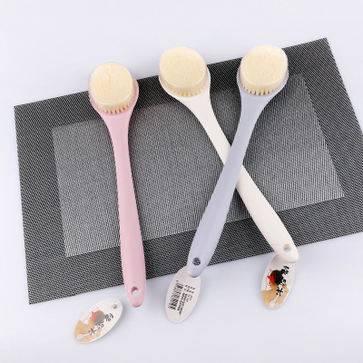 Bath Brush Bath Brush Long Handle Bath Brush Soft Brush Back Washing and Back Rubbing Device Back Scrubbing Brush Yiwu