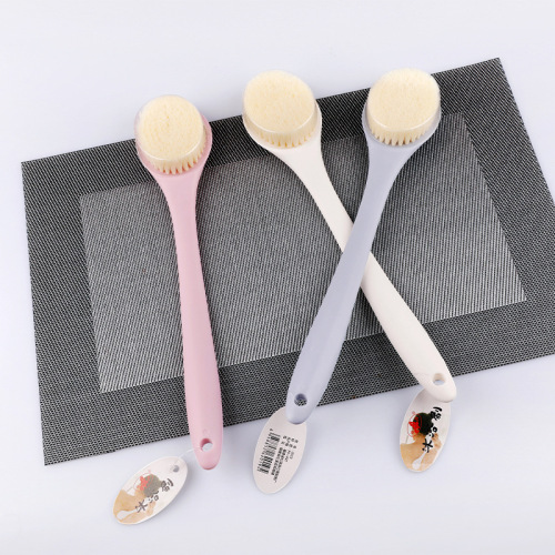 bath brush rub back brush long handle bath brush soft brush back back scrubbing device back scrubbing brush yiwu