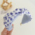 Japanese and Korean New Hair Accessories Simple Polka Dot Fabric Contrast Color Knot in the Middle High Head Wide Brim Hair Band Hair Accessories Female R464