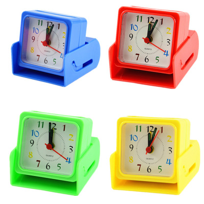 Factory Direct Sales Creative Mini Little Alarm Clock Simple Personality Color Children Student Gift Alarm Clock Foreign Trade