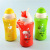 Children's Cups with Straw Kindergarten Dustproof Cup with Straw Portable with Rope Large Capacity Children Sports Bottle 9.9 Yuan