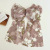 Internet Celebrity Chiffon Printed Bow Barrettes Temperament Back Head Large Spring Clip Korean Style High Sense Hair Accessories E240