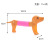 Hot Sale Stretch Dog Flashing Light Vent Soft Rubber Toy Decompression Artifact TPR Children's Educational Strange Toys Wholesale